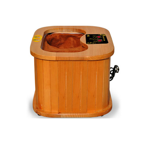 Far infrared Foot Sauna spectrum therapy barrel full automatic massage heating barrel Canadian hemlock wood ► Photo 1/6