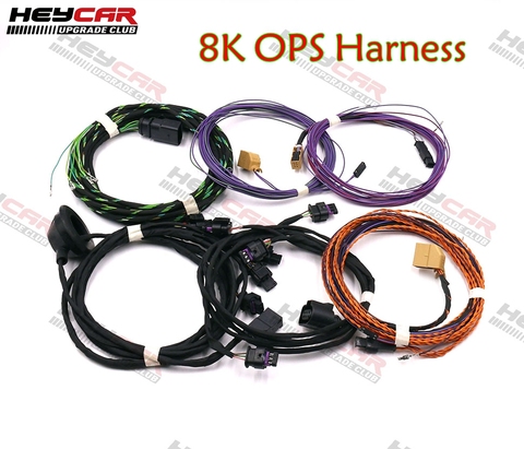 Parking Front and Rear 8K PDC OPS Install Harness Cable Wire For VW Golf 5/6 Passat B6 Touran JETTA MK5 Mk6 Tiguan Octavia Polo ► Photo 1/1
