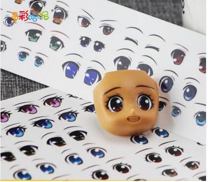 Free shipping DIY Doll Eyes Clay doll diy accessories eye sticker water sticker multistyle figure eyes doll accessories ► Photo 1/6