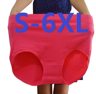 Retail High waist super large for fat women briefs lady's underwear cotton lingerie S,M,L,XL,2XL,3XL,4XL,5XL,6XL ► Photo 1/2