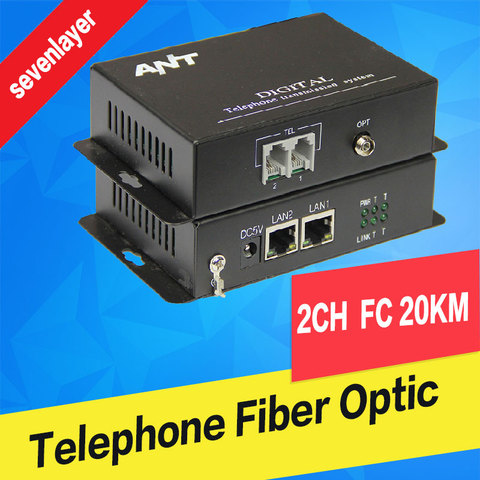 Telephone to fiber optic converter PCM Voice over fiber Optic Media Converter fxs/fxo to fiber optical converter Transmitter 2CH ► Photo 1/1