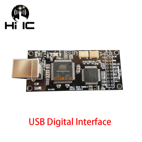 Amanero USB IIS Digital Interface HiFi DAC Decoder Board Support DSD 512 32bit 384K I2S DSD Output ► Photo 1/4