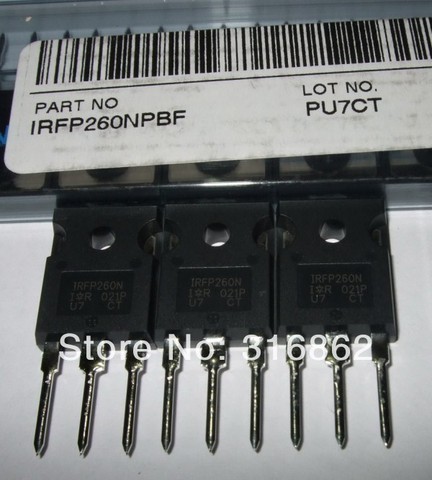 IRFP260N  IRFP260 50A/200V TO-3P  10PCS/LOT Free Shipping Electronic Components kit ► Photo 1/1