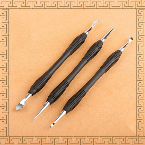 High quality leather craft Cowhide pressure wipers DIY manual scribing tool,stroke shaping tool ► Photo 1/5