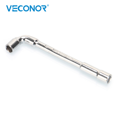 8mm L Type Angled Socket Wrench Spanner With Thru Hole, Chome Vanadium ► Photo 1/6
