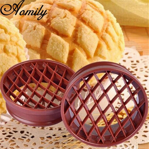 Aomily Bread Pineapple Shaped Mold Pastry Cutter Dough Cookie Press Bread Cake Biscuit Stamp Moulds Kitchen Pastry Baking Tools ► Photo 1/6