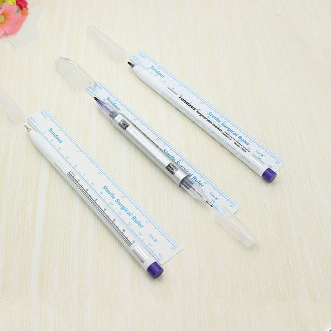 Surgical Skin Marker for Eyebrow Skin Marker Pen Tattoo Skin Marker Measure Measuring Ruler Set Tool ► Photo 1/5