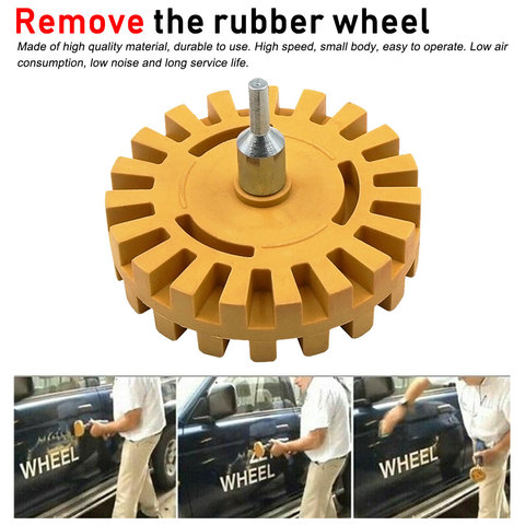 Grinding Wheel Supplies 3.5-inch Equipment Eraser Rubber Sticker Durable 