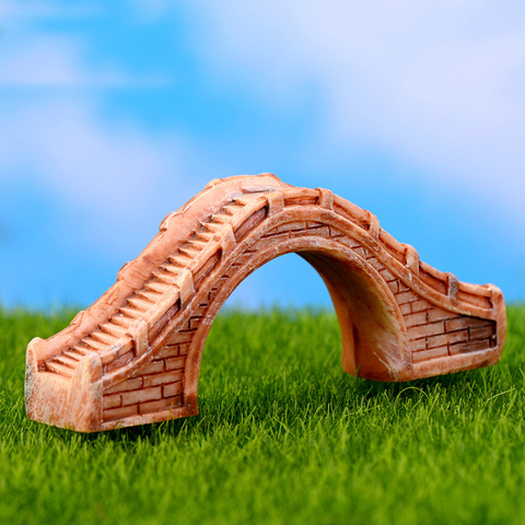 Mini Bridge Miniature Landscape Fairy Garden Terrarium Decor Tool Crafts Y102 