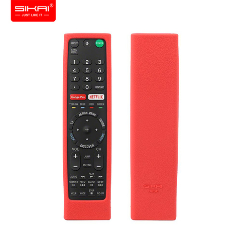 Remote Control Covers for Sony RMF-TX300U RMT-TX200U RMT-TX102U RMF-TX200U SIKAI Shockproof Silicone Cases Washable Red ► Photo 1/6