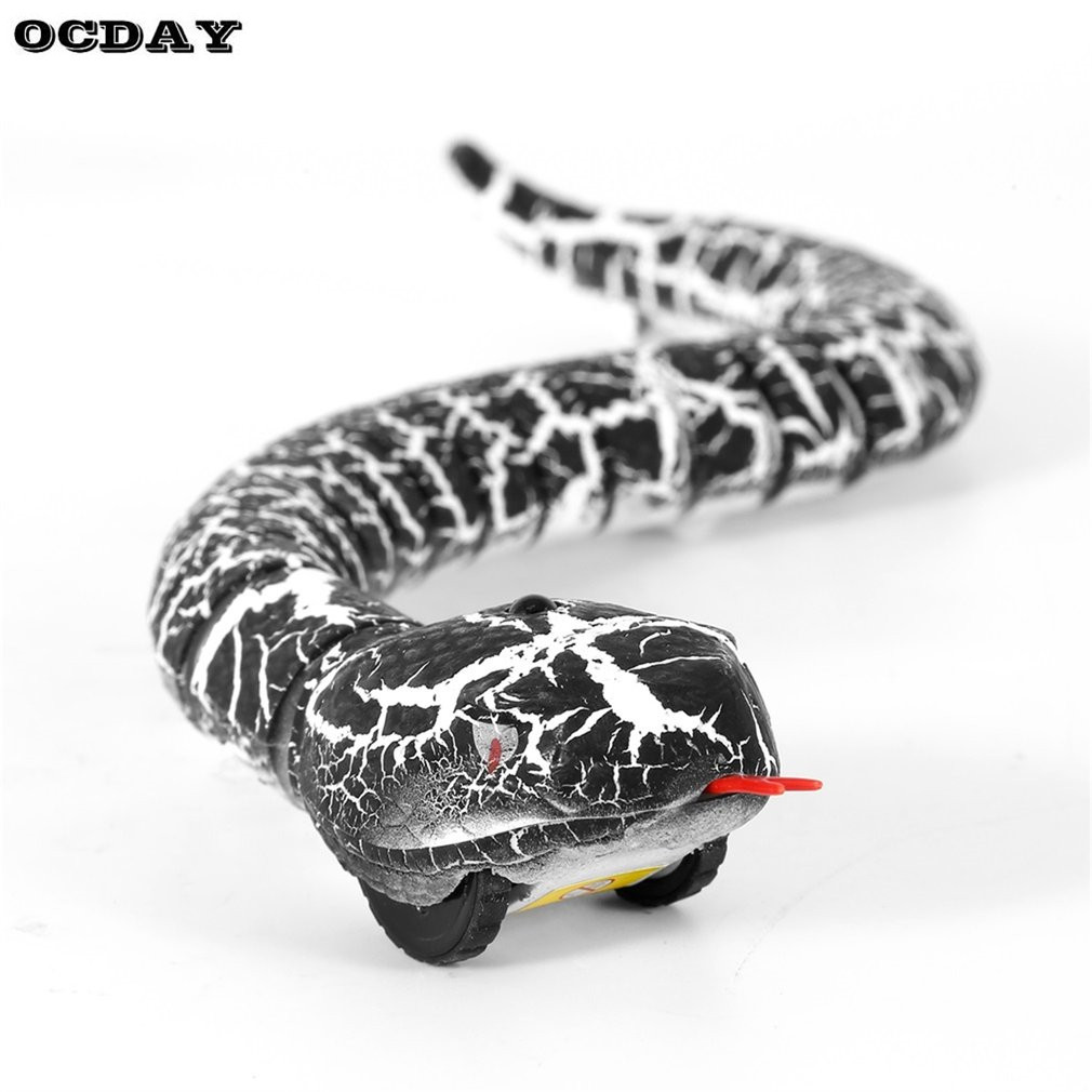 Remote Control Snake Rattlesnake Fun Joke Mischief Toy Terrifying Tricky Gifts 