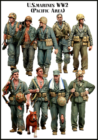 [tuskmodel] 1 35 scale resin model figures kit big set The US army EB2 ► Photo 1/1