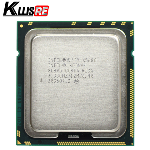 Intel Xeon X5680 3.33GHz LGA1366 12MB L3 Cache Six Core server CPU processor ► Photo 1/2