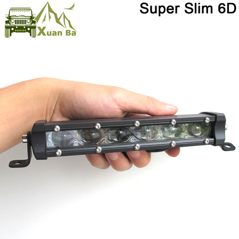 Super Slim 6D Lens 150W 120W 90W 20 Inch Led Bar Offroad Light For Auto 12V 24V ATV 4x4 Off road Car Work Lights Driving Lamps ► Photo 1/6