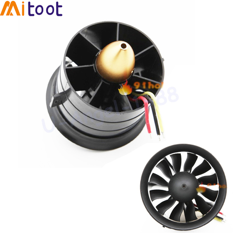 64mm 70MM 90MM 120MM 12 Blades Ducted Fan System EDF For Jet Plane with Brushless Motor RC Plane EDF RC Helicopter ► Photo 1/6