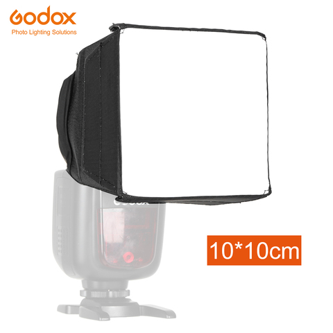Godox 10x10cm Universal Collapsible Mini Flash Diffuser Softbox for Godox Canon Nikon Flash ► Photo 1/6