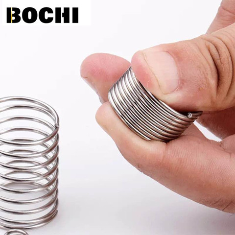 Free Shipping 10PCS Wire diameter0.3/0.4/0.5/0.6/0.7/0.8/1.0/1.2mm  304 stainless Steel Feeder Spring ► Photo 1/4