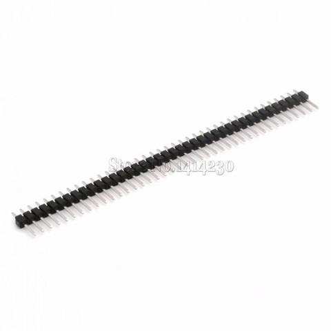 10Pcs 40 Pin 1x40 Single Row Male 2.54 Breakable Pin Header Connector Strip for Arduino ► Photo 1/1