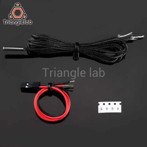 Trianglelab PT1000 Thermistor Cartridge for 3D printer E3D Volcano/ v6 heater block UPTO 450C PEEK PEI PT100 printing ► Photo 1/4
