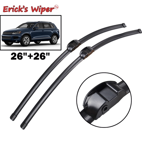Erick's Wiper LHD Front Wiper Blades For VW Touareg 2008 - 2022 Windshield Windscreen Front Window 26