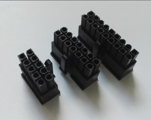 5557 4.2mm 2P 4P 6P 8P 10P 12P 14P 16P 18P 20P 24P black male plug plastic shell for computer power connectors Housing ► Photo 1/2
