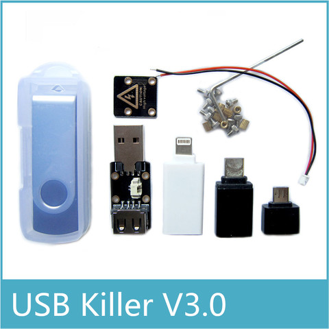 USB killer V3.0 USBKiller3.0 U Disk Killer Miniature High Voltage Pulse Generator Accessories Complete ► Photo 1/3