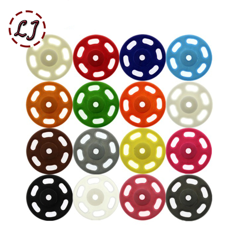 20sets/lot 7mm/10mm/13mm/15mm/18mm nylon Small Invisible Snap Fasteners Press Button Stud sewing accessories kids snap DIY ► Photo 1/5