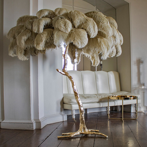Nordic Modern Luxury Tree, Wood Tree Branch Floor Lamp