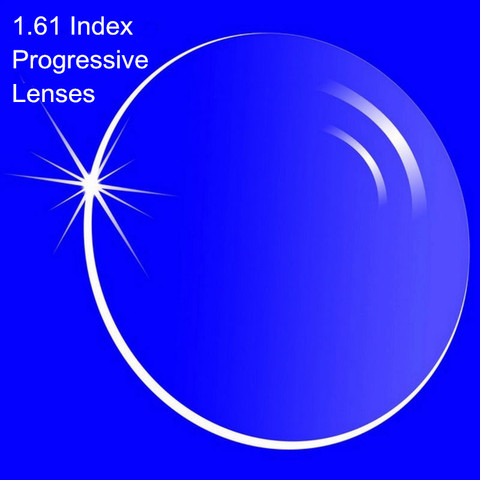 1.61 Index Prescription Progressive Lenses Free Form Multi Focal Lens without line for Myopia/Hyperopia Inner Progressive Lenses ► Photo 1/3