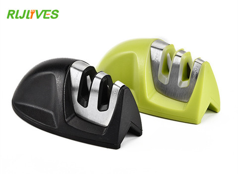 Kitchen Ceramic Knife Sharpener Professional Sharpening Tools / Two Stages Sharpeners & Non-slip Rubber Base ► Photo 1/1