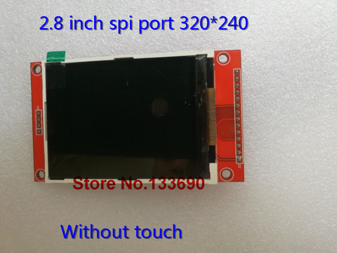 2.8 inch TFT LCD Module 240*320 without Touch Panel ILI9341 Drive IC 240(RGB)*320 SPI Interface (9 IO) ► Photo 1/2