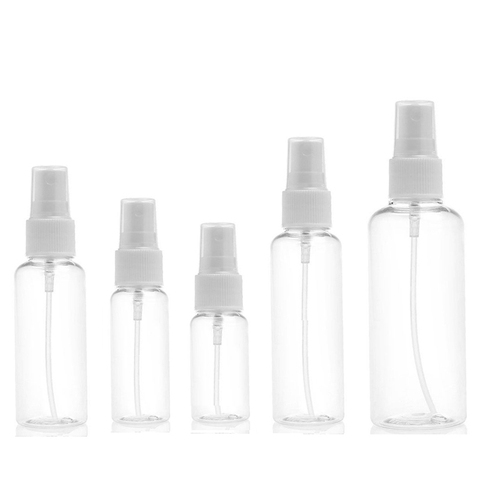 Transparent Empty Spray Bottles Travel Transparent Plastic Perfume