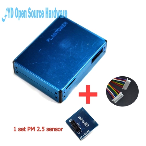 1 set Laser PM2.5 PMS7003 G7 High-precision laser dust concentration sensor digital dust particles + sock and cable ► Photo 1/6
