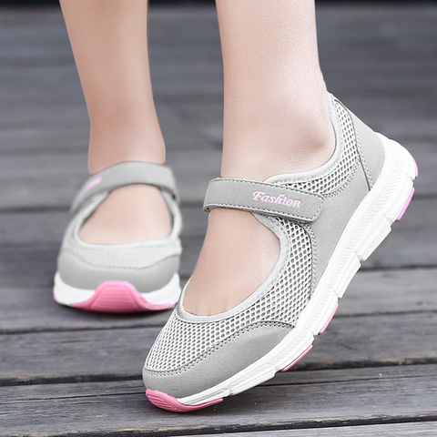 Fashion Women Sneakers Casual Shoes Female Mesh 2022 Summer Shoes Breathable Trainers Ladies Basket Femme Tenis Feminino ► Photo 1/6