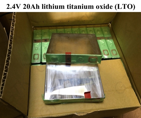 10pcs 2.4v 20ah LTO battery 2.3v 20ah lithium titanium oxide (LTO) S C i B rechargeable battery used for vehicle elevators solar ► Photo 1/1