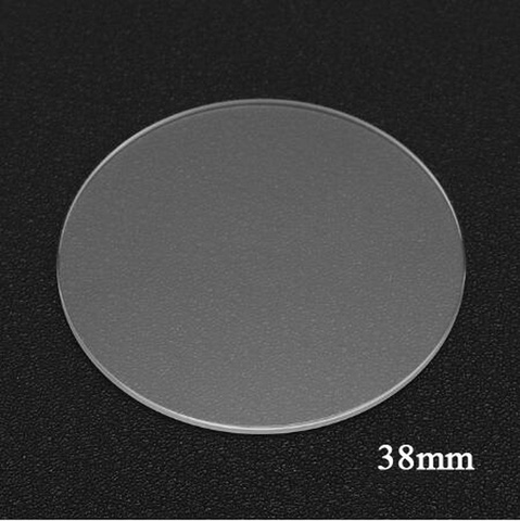 Anti Scratch Smooth Flat Sapphire Watch Glass 1.2mm Thick Round Transparent Crystal Watch Repair Sapphire Glass 25-38mm ► Photo 1/6