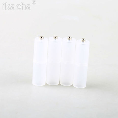 4pcs Plastic Battery Adapter Convertor Size For AAA to AA Cell Battery Adaptor Case Converter Switcher Free Shipping ► Photo 1/1