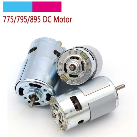 100W 775/795/895 DC Motor High Speed Large Torque Electric Ball Bearing Electric Tool 12V 6000-12000 RPM Electric Machinery ► Photo 1/6