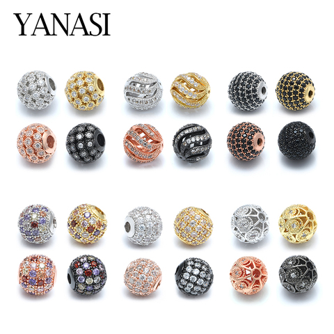 1pcs 8mm 10mm 9 Styles  Beads Jewelry Findings for Woman Man Bracelet Jewelry Making Ball Beads DIY Handmade Natural Stone Beads ► Photo 1/6