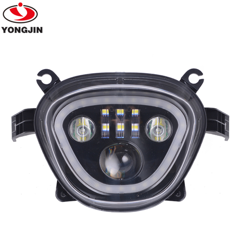 LED Black Headlight wirh halo for Suzuki Boulevard M109R VZR1800 M90 2006-2022 ► Photo 1/6