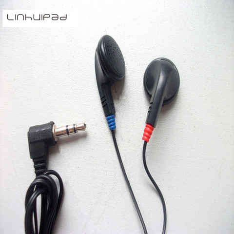 Linhuipad Free shipping by post disposable stereo earbuds with ear cushions 1.8M extra long cord , 5 pcs pack ► Photo 1/3