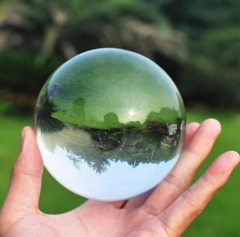60mm Crystal Ultra Clear Acrylic Ball Manipulation contact Juggling fuuny gadgets Magic Tricks Illusion juegos de magia kids ► Photo 1/2