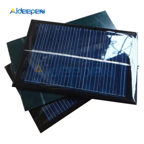 6V 100mA 0.6W Mini Epoxy Solar Panel Photovoltaic Polycrystalline Cell Charger ► Photo 1/5