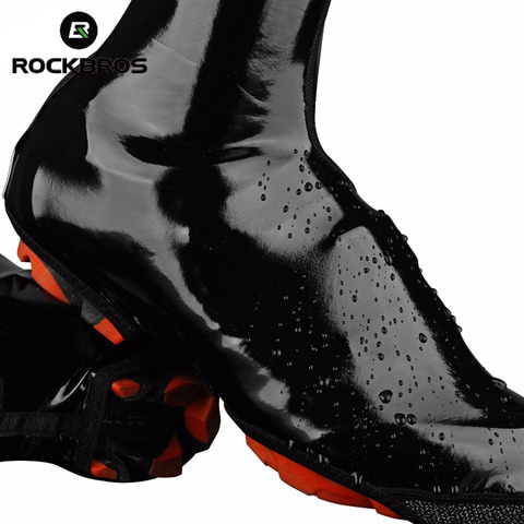 ROCKBROS Cycling Waterproof Shoe Covers Thermal Elastic Sport Bicycle MTB Road Bike Shoe Covers Overshoes Warmer Boot Covers ► Photo 1/6
