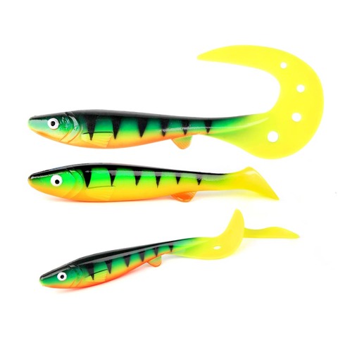 FSTK 17cm/35g Fishing Soft Lures Lifelike Soft Artificial Lure Soft Baits Wobblers Fishing TackleT Tail ► Photo 1/6