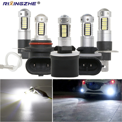 1PC High Power Car H3 LED H1 LED H27 880 881 9005 9006 hb3 hb4 30smd auto Fog lamp drl 4014 car fog Light 12V ► Photo 1/6