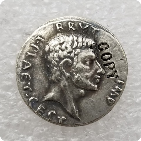 Type:#17 Ancient Roman COIN Brutus assassination Caesar COPY commemorative coins-replica coins medal coins collectibles ► Photo 1/2