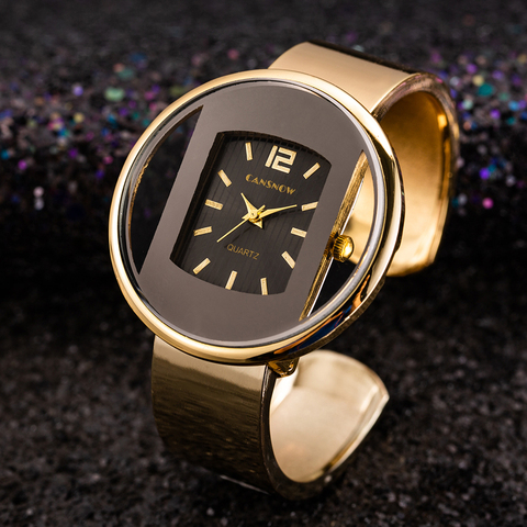 Luxury Brand Gold Silver Women Watches Steel Ladies Watch Creative Girl Quartz Wristwatch Clock Saat Montre Relogio Feminino ► Photo 1/6
