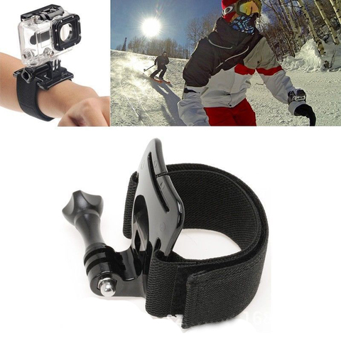 Adjustable Tape Arm Mount Wrist Band Screw Mount Action ourdoor sport Camera strap For Gopro hero 5+ 5 4 3 2 Accessories ► Photo 1/6