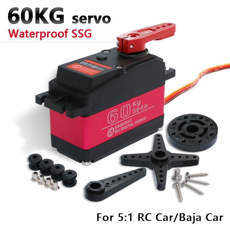 1 pcs servo 60kg high torque DS5160 baja servo Digital Servo for 1/5 Redcat  HPI Baja 5B SS RC servo Car compatible SAVOX-0236 - Price history & Review